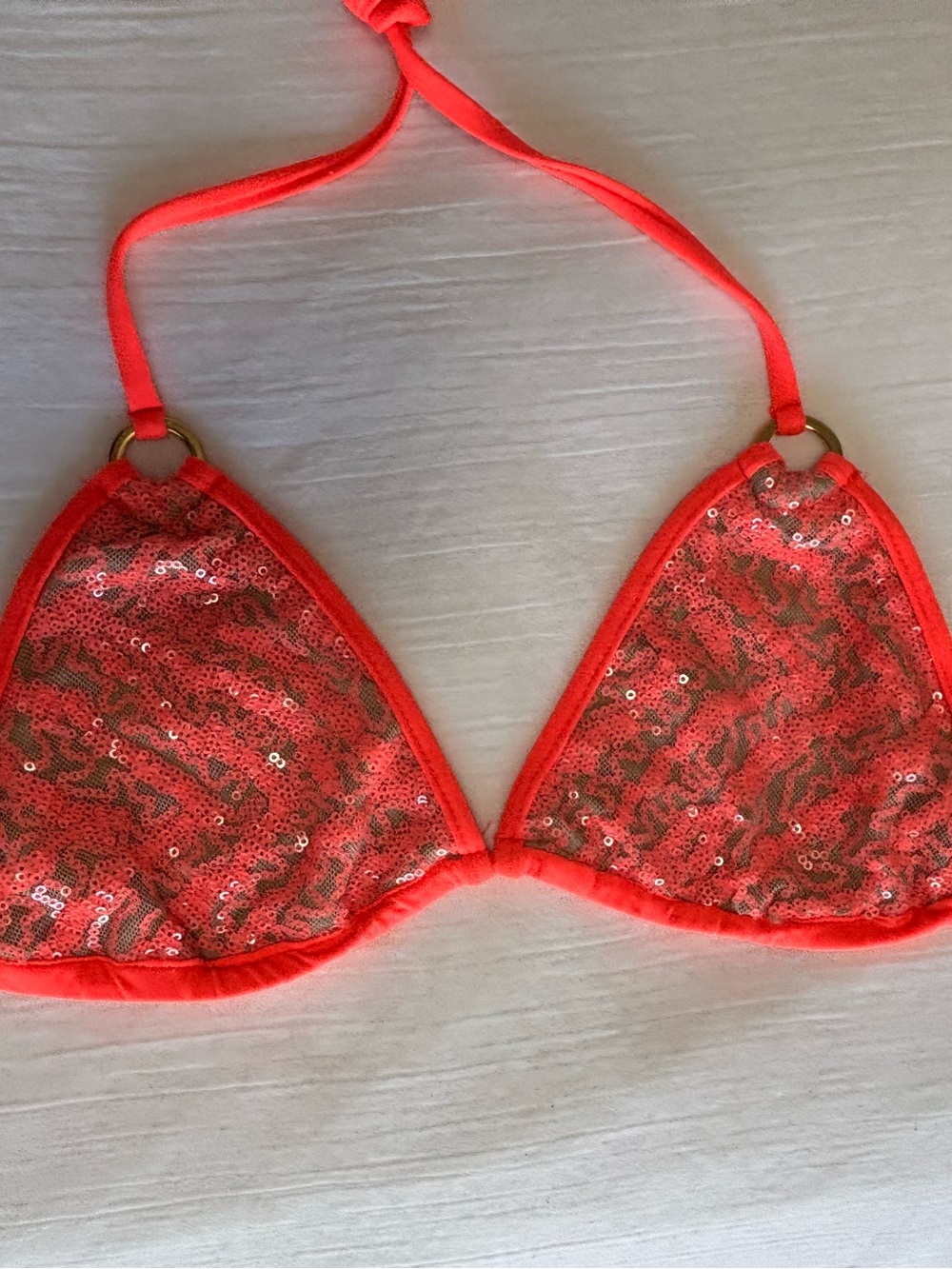 Beach Bunny Neon Coral Bikini - Bright Coral Pink